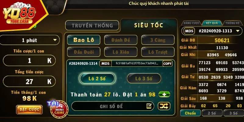 Lô câm tại cổng game Yo88